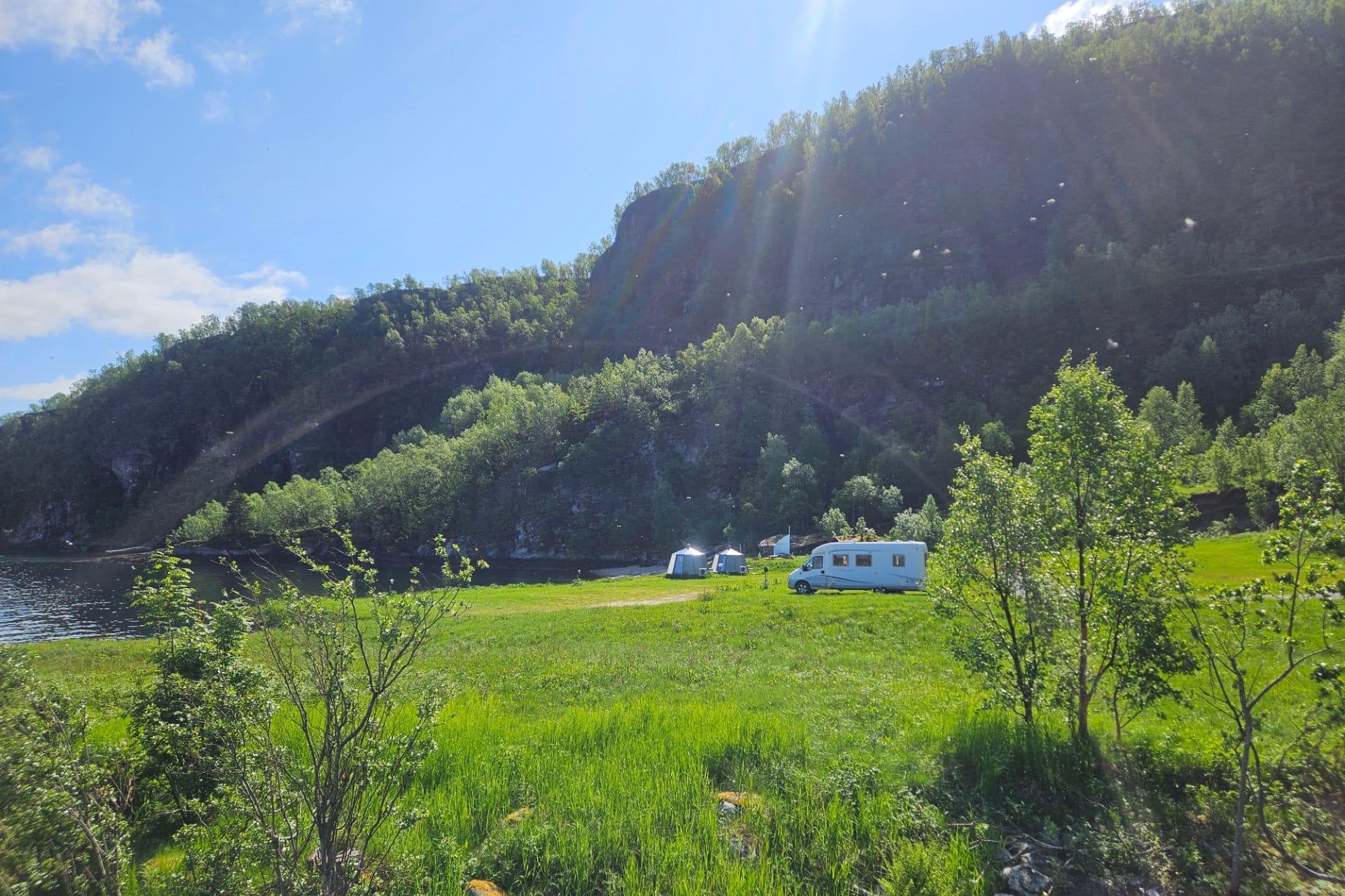 Camping at Elvegård
